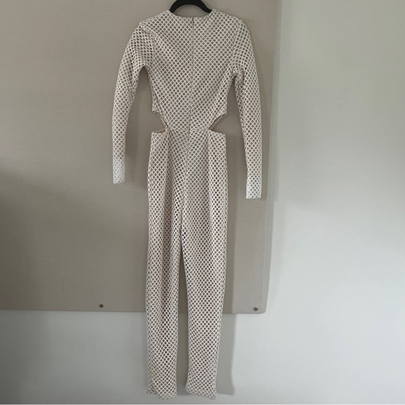 ASOS Club L London Mesh Jumpsuit - Picture 3 of 5